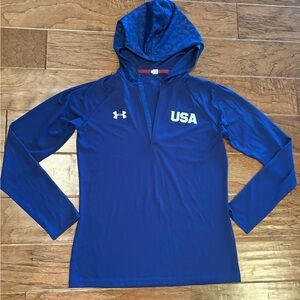 Under Armour Heat Gear Loose Fit USA Women's Pullover size M